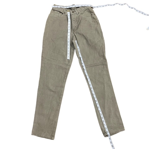 Express Brown Tapered Leg Denim Jeans Size 7/8 Women’s - Picture 5 of 7